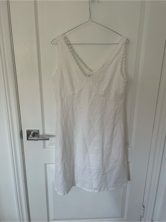 Laura Ashley Dresses & Skirts - Laura Ashley White Lace-Trim Slip